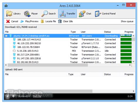 Descarga Ares 2.5.8 para Windows 